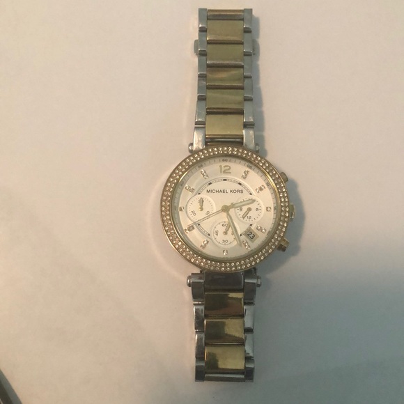 Michael Kors Gold & Silver Watch - Picture 2 of 5